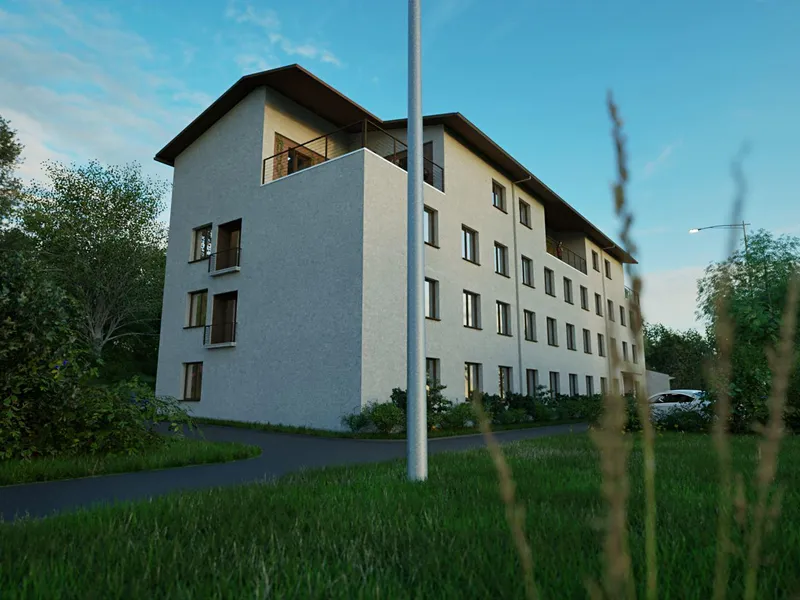 Nový střešní byt 2+kk s velkou terasou - Horská, Litvínov